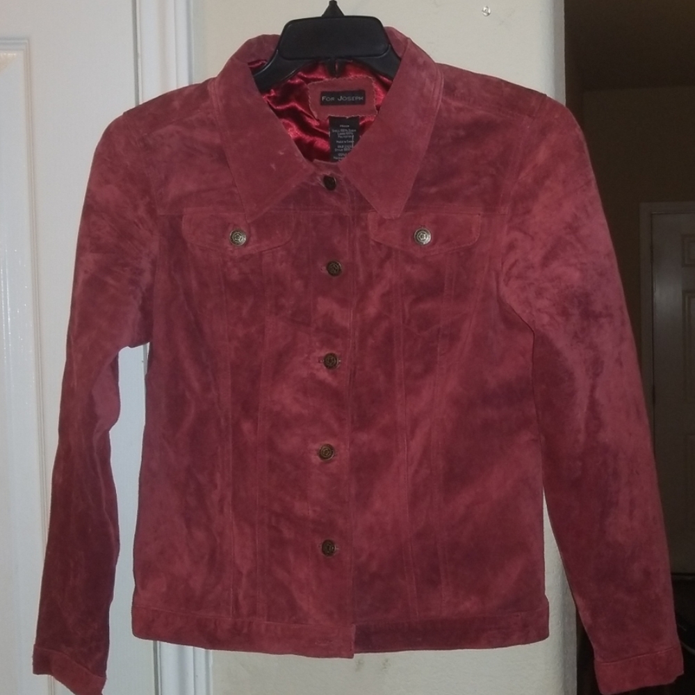 *CHIC* FOR JOSEPH 100% Suede Medium Jacket